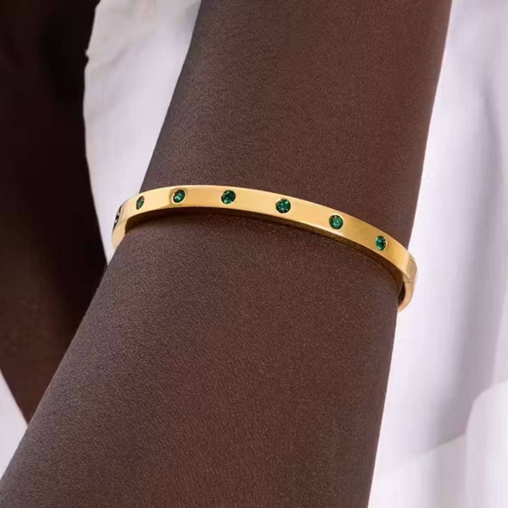 Kate Spade New York Bracelet Women Gold Stackable Stainless Steel Bangle ERK1969 - Picture 13 of 13